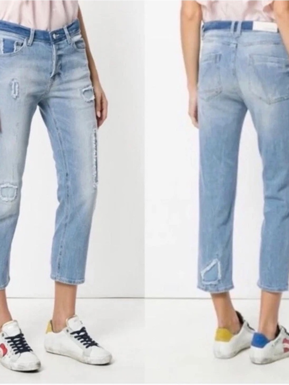 ZADIG & VOLTAIRE vintage distressed Jeans $300